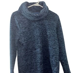 Lands' End Womens Turtle Cowl Neck Sweater Sleeve Pullover-Small-Preloved